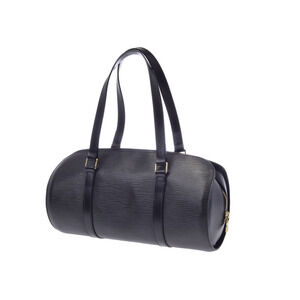 Louis Vuitton Pouch Soufflot Black Epi